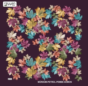 Reyyan İpek Desenli Oyalık Yazma - 16647