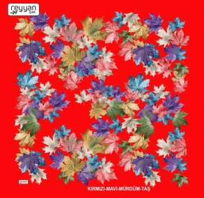 Reyyan İpek Desenli Oyalık Yazma - 16647