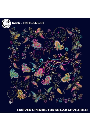 Cenk Desenli Oyalık Yazma - 0300-548