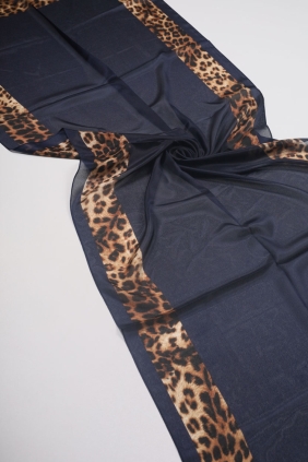 Hint İpek Desenli Dijital Vual Tens. Şal - Desen-01