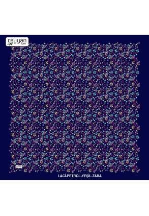 Reyyan İpek Desenli Oyalık Yazma - 15681