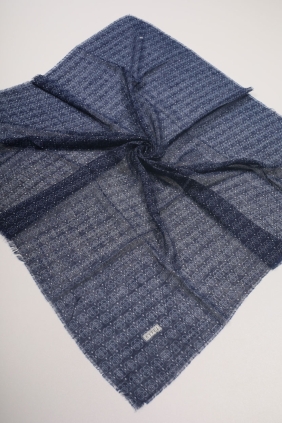 Eyfel Desenli Keten Flamlı Eşarp - Desen-17