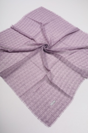 Eyfel Desenli Keten Flamlı Eşarp - Desen-17