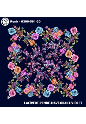 Cenk Desenli Oyalık Yazma - 0300-561