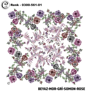 Cenk Desenli Oyalık Yazma - 0300-561