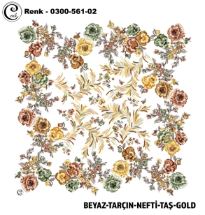 Cenk Desenli Oyalık Yazma - 0300-561