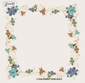 Reyyan İpek Desenli Oyalık Yazma - Desen-05