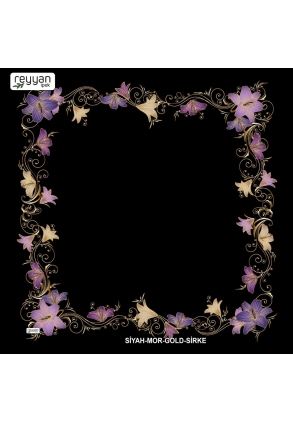 Reyyan İpek Desenli Oyalık Yazma - Desen-05