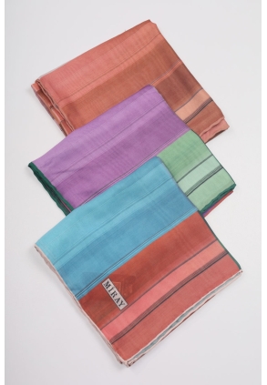 Miray Desenli Soft El Dikişli Eşarp - Desen-05