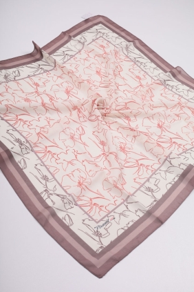 Piramit Desenli Dijital Soft Eşarp - Desen-27