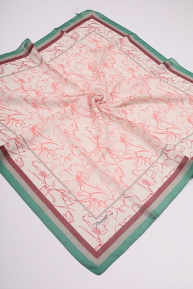 Piramit Desenli Dijital Soft Eşarp - Desen-27