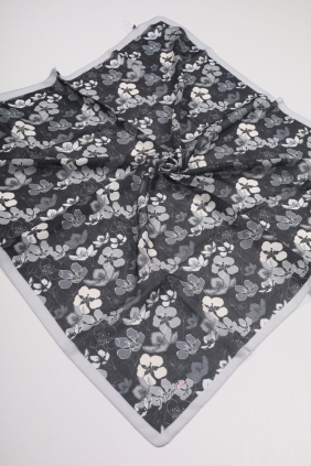 Piramit Desenli Dijital Soft Eşarp - Desen-35