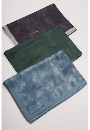 Piramit Desenli Dijital Soft Şal - Desen-07