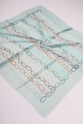 Madame Polo Desenli Sökme Tülbent - Desen-05