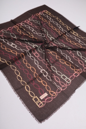 Madame Polo Desenli Sökme Tülbent - Desen-05