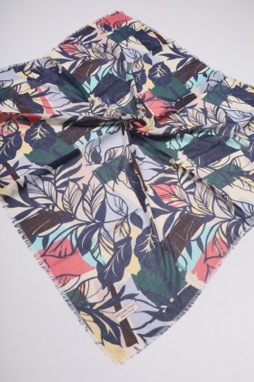 Madame Polo Desenli Sökme Tülbent - Desen-06