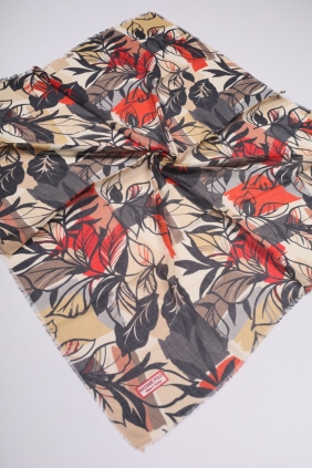 Madame Polo Desenli Sökme Tülbent - Desen-06