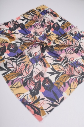 Madame Polo Desenli Sökme Tülbent - Desen-06