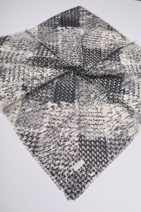 Madame Polo Desenli Sökme Tülbent - Desen-07