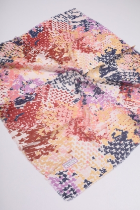 Madame Polo Desenli Sökme Tülbent - Desen-07