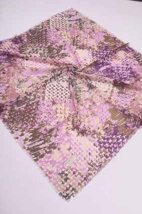 Madame Polo Desenli Sökme Tülbent - Desen-07