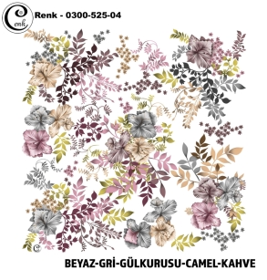 Cenk Desenli Oyalık Yazma - 0300-525