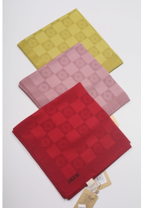 Aker Dama Monogram Eşarp - Desen-02