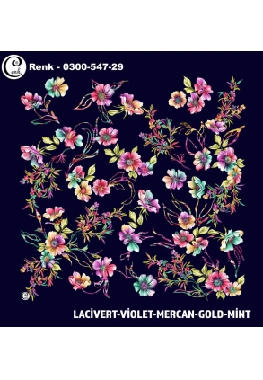 Cenk Desenli Oyalık Yazma - 0300-547