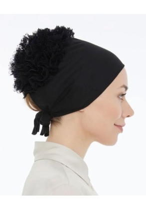 Lavender Dikişsiz Fırfırlı Bone