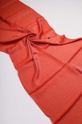 Five Düz Renk Shine Begonya Şal - Desen-02