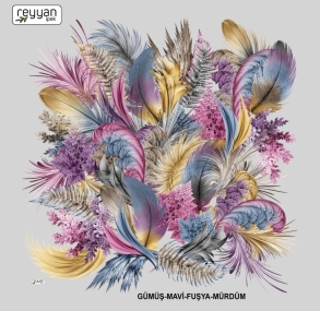 Reyyan İpek Desenli Oyalık Yazma - 15642