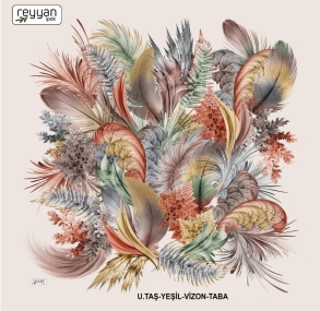 Reyyan İpek Desenli Oyalık Yazma - 15642