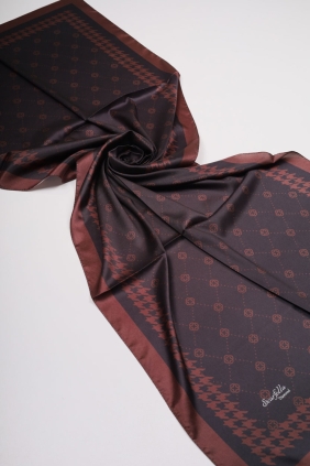 Scarfella Desenli Diamond Şal - Desen-01