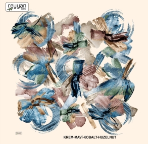 Reyyan İpek Desenli Oyalık Yazma - 15644