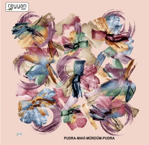 Reyyan İpek Desenli Oyalık Yazma - 15644