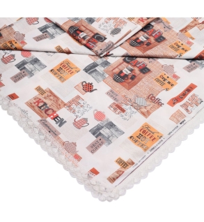 Baysem 200 X 300 cm. Güpürlü Dijital Raşel Sofra Bezi - Masa Örtüsü