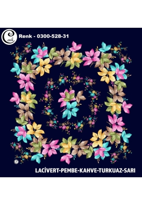 Cenk Desenli Oyalık Yazma - 0300-528