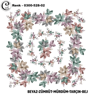 Cenk Desenli Oyalık Yazma - 0300-528