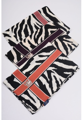 Levidor Desenli Medine İpeği Şal - Desen-02