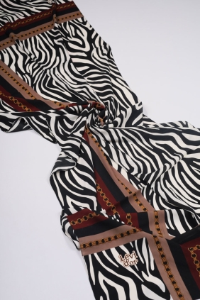 Levidor Desenli Medine İpeği Şal - Desen-04