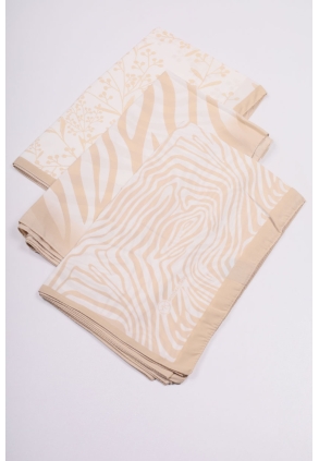 Moda Kaşmir Karamel Serisi Medine İpeği Şal - Desen-01