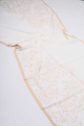 Moda Kaşmir Karamel Serisi Medine İpeği Şal - Desen-01