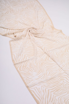 Moda Kaşmir Karamel Serisi Medine İpeği Şal - Desen-01