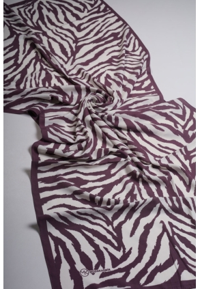 Moda Kaşmir Mor Serisi Medine İpeği Şal - Desen-01 