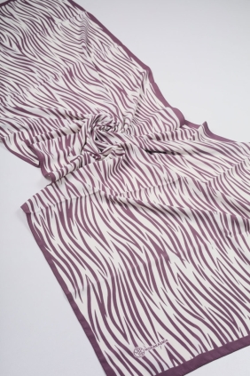 Moda Kaşmir Mor Serisi Medine İpeği Şal - Desen-01 