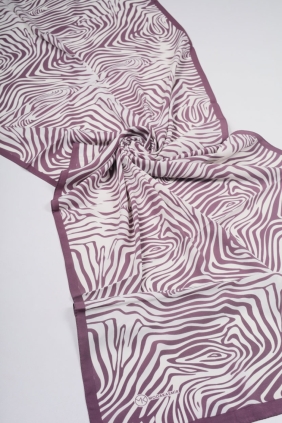 Moda Kaşmir Mor Serisi Medine İpeği Şal - Desen-01 