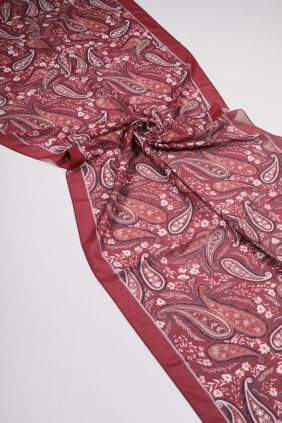 Levidor Bordo Serisi Desenli Sport Soft Şal - Desen-01