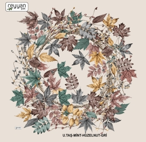 Reyyan İpek Desenli Oyalık Yazma - Desen-06