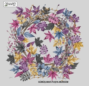 Reyyan İpek Desenli Oyalık Yazma - Desen-06