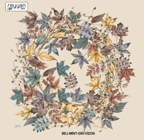 Reyyan İpek Desenli Oyalık Yazma - Desen-06